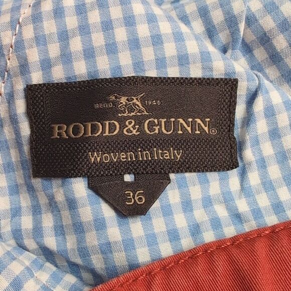 Rodd & Gunn Mornington Short In Chilli Red Men’s Size 36 NWT - Picture 8 of 13